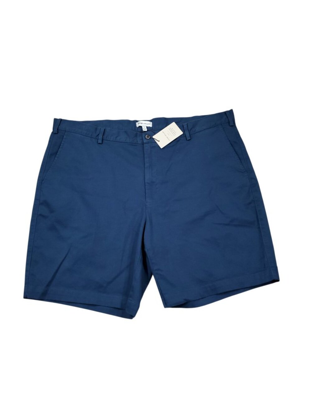 Peter Millar Pilot Twill Shorts Pima Cotton Golf Men’s Size 40 Washed Navy Blue